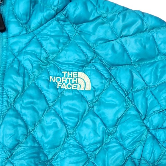 The North Face Thermoball Hoodie Lightweight Teal Full Zip Jacket Size XS - Picture 2 of 10